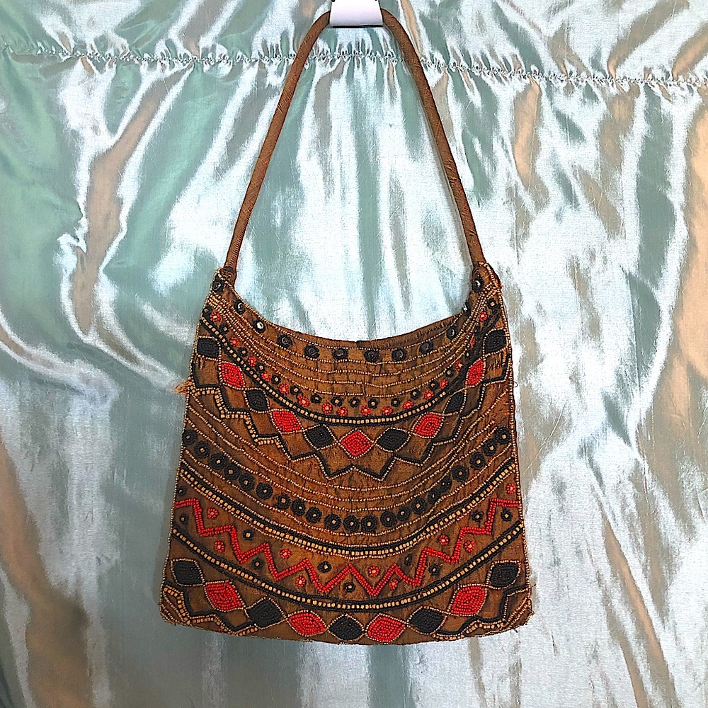 Beautiful boho embellished handbag
